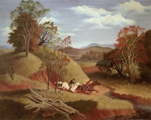An early autumn scene, which was even used as a greeting card.